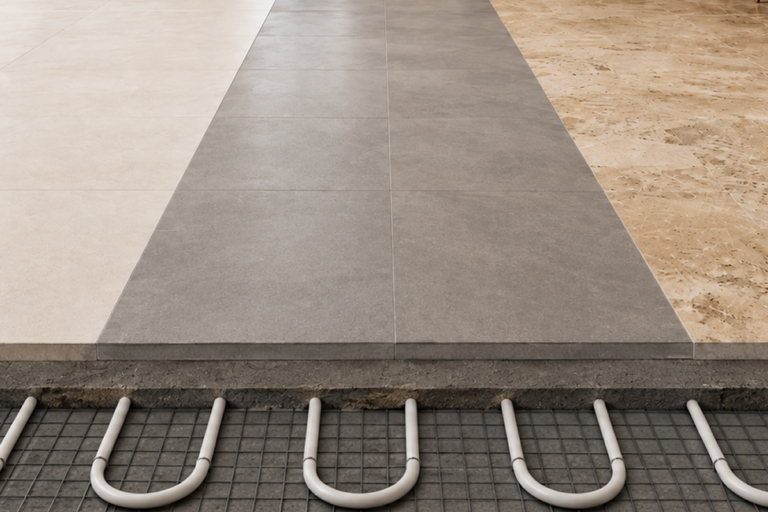 Ceramic vs Porcelain vs Stone Floors Over Underfloor Heating